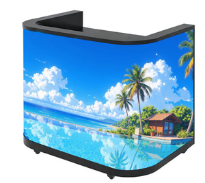 Pantalla LED flexible curva de 360 grados para interiores y exteriores, pantalla vertical personalizada para exposiciones, recepción, bar, DJ, mostrador de caja. - Product Image 3