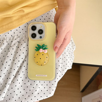 Nieuw Binnen Zacht Schokbestendig Cartoon Anti-Botsing Bescherming TPU Telefoon Hoesje Voor Iphone 15 16 Pro Max 17 Air Mooie Fruit Hoes