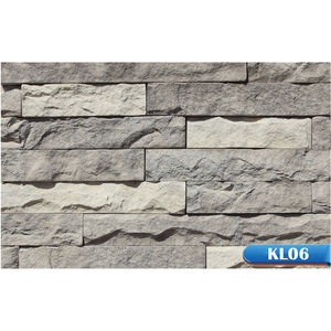 Elcorona KL02 muro esterno bianco esterno impiallacciatura di pietra castello roccia finta pietra rivestimenti in vendita - Product Image 5