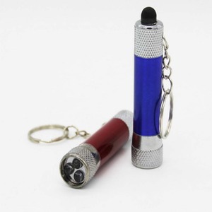 Món quà nhỏ nhôm chìa khóa liên kết ánh sáng mini móc chìa khóa nhỏ Đèn pin Điện - Product Image 5