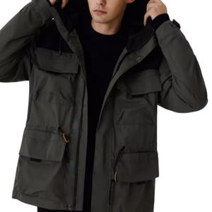Chaqueta de Correr Impermeable de Alta Calidad, Reversible, con Capucha, de Secado Rápido y Resistente al Viento, Fabricada por OEM, para Hombre, Talla Grande, para Exteriores - Product Image 5