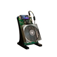 Miner Crypto NerdQaxe + Bitcoin Solo Miner 2.5TH/S 50W 4XBM1368 ASIC Chip de código abierto BTC Silent Miner Metal WiFi