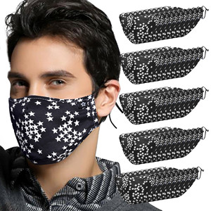 Custom Cotton Paisley Print Heat-Transfer Printed Face Masks-Bespoke Reusable Masks Personalized Design Fit for Four Seasons - Product Image 5