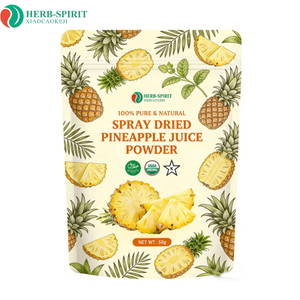 Herbspirit OEM Gefreeze-droogd Ananaspoeder Ananasextractpoeder Fruitsuikerooppoeder Ananassappoeder - Product Image 1