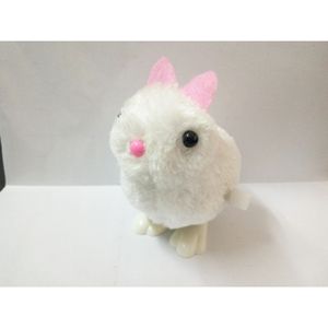 Jouet en peluche lapin blanc à remonter, mouvement par inertie, taille unique, pour enfants de 2 à 4 ans, cadeau éducatif unisexe - Product Image 2