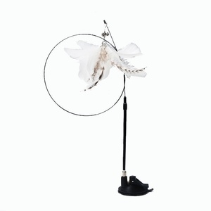 <strong>Cat</strong> Toy Self-Entertaining Boredom Relief Automatic <strong>Cat</strong> Teaser Wand Feather Suction Cup Bell Bite-Resistant Kitten <strong>Cat</strong> teaser - Product Image 5