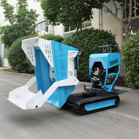 Heißer Fabrikverkauf Mini-Raupendumper Diesel Raupentransporter Hochkippdumper für Bauernhof & Garten Mini-Raupendumper 800 kg zum Verkauf