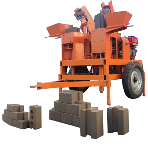 Machine de fabrication de briques manuelle à double boue argileuse à bas prix
