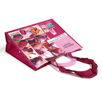 Sac fourre-tout tissé en RPET recyclé laminé personnalisé, sac fourre-tout tissé laminé Algodn