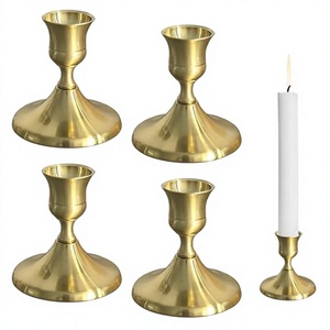 <b>Stick</b> Taper Tealight Iron Pillar <b>Candle</b> Holder Handmade Wedding Home Decoration - Product Image 2