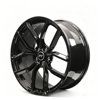 Jantes forgées monobloc PY à 24 doubles rayons, finition argent usiné, 5x120, homologuées DOT pour Renault MPV