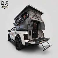 Huntoo – Camping-car économique pour camionnette, camping-car pour benne de pick-up, camping-car escamotable pour pick-up, idéal pour l'extérieur
