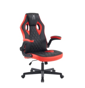 <span class=keywords><strong>Chaise</strong></span> de joueur <span class=keywords><strong>ergonomique</strong></span> à dossier bas en cuir, pivotante et réglable, de style course, en fer métallique, pour la maison <span class=keywords><strong>ou</strong></span> le bureau. - Product Image 1