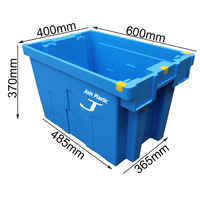 Niche en plastique pour poissons fruits, balançoire de fruits de mer, chaîne à froid, logistique de stockage de poisson, délocalisation boîte de transport pour légumes et fruits
