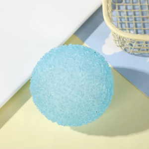 ของเล่นบีบมอจิสีฟ้ารูปทรงลูกบอลน้ำแข็ง มอลโทส ของเล่นเสริมพัฒนาการประสาทสัมผัส ของเล่นบีบคลายเครียดแบบใส ของเล่นบีบคลายความเครียดแบบคืนตัวช้า - Product Image 5