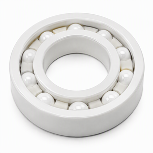 6007 Full Ceramic <b>Bearing</b> ZrO2 35x62x14mm PTFE Cage Open Corrosion Resistant Non Magnetic Insulating for Chemical Equipment - Product Image 5
