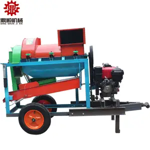 Multifunctional farm Rice wheat beans corn paddy sheller thresher machine Mini small multi crop wheat rice thresher machine