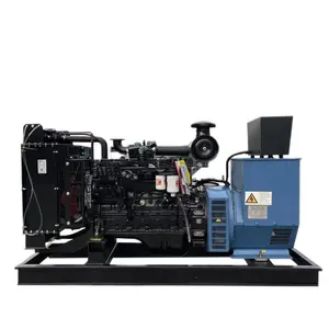 Cummins engine 40kw 50kw 60kw 100kw power plant soundproof diesel Stamford alternator generator for restaurant building using