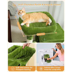 2025 árbol <span class=keywords><strong>rascador</strong></span> de <span class=keywords><strong>torre</strong></span> de casa de árbol de gato de alta calidad moderno para <span class=keywords><strong>gatos</strong></span> - Product Image 6