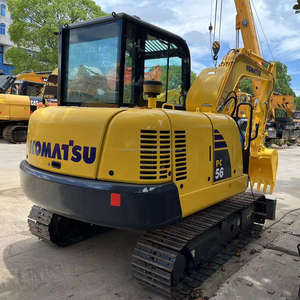 Excavadora usada 99% nueva KOMATSU PC56 6Ton Japón buenas condiciones Mini excavadora usada Komatsu PC55 PC56MR con EPA CE bajo funcionamiento - Product Image 6