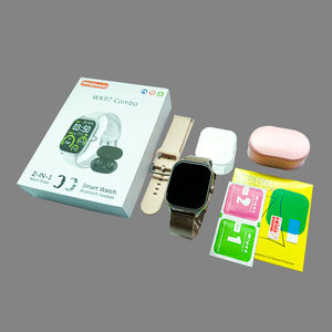 Nuevo Lanzamiento de producto WK97 Combo reloj inteligente reloj electrónico 2 en 1 con auricular inalámbrico Monitor DE SALUD impermeable PK T55 Pro Max - Product Image 3