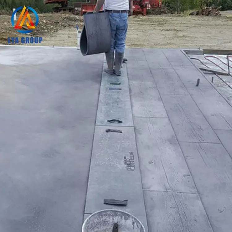 Polyurethane protection 48inch slate tamper strip lion concrete stamp mold mat
