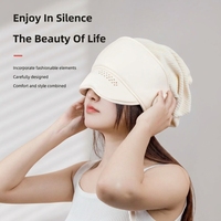 Appareil de massage de la tête rechargeable haut de gamme avec télécommande filaire, chauffe-yeux et aide au sommeil