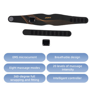 AOFIT-Ceinture de massage <span class=keywords><strong>lombaire</strong></span> à pression de 8 vessies d'<span class=keywords><strong>air</strong></span> chauffantes et vibrantes, compresse d'<span class=keywords><strong>air</strong></span>, pétrissage, masseur de taille - Product Image 4