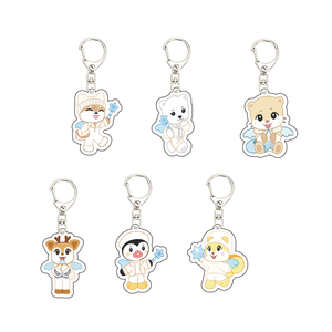 Vente en gros Spot : Porte-clés et pendentif de sac en acrylique anti-UV, version Q, motif dessin animé hivernal, accessoires de souvenir tendance, Star Periphery - Product Image 2