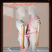 Sangles de retenue pour jambes à fixation murale SM avec métal et polyester pour kit d'entraînement de bondage sexuel pour adultes, vente en gros