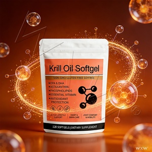 Gélules d'<span class=keywords><strong>huile</strong></span> <span class=keywords><strong>de</strong></span> krill à libération rapide fiables et <span class=keywords><strong>de</strong></span> qualité supérieure 2000mg avec acides gras bénéfiques Oméga 3 EPA DHA - Product Image 3