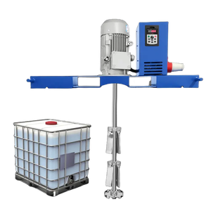 Mélangeur IBC télescopique à grande vitesse en acier inoxydable 1000L nouvel état agitateur de lait robuste stockage de produits chimiques liquides à grande vitesse - Product Image 1