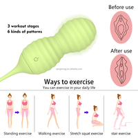 Rotierende Kegel-Kugeln mit Vibration Beckenbodentrainer für Frauen Wasserdichtes Liebes-Ei Vibrator für Intimes Wohlbefinden