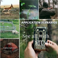 Беспроводная камера MC40-6, 32 МП CMOS-сенсор, видео 4K, цветное ночное видение, 30 м, питание от солнечной батареи/аккумулятора, водонепроницаемость IP68
