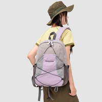 Sac à dos unisexe en nylon, sac d'école respirant de 20 à 35 L pour étudiants, sac à dos de voyage pour ordinateur portable de 14 pouces, sac à dos décontracté