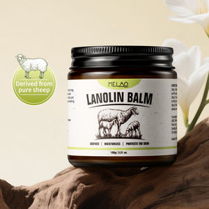 <span class=keywords><strong>Baume</strong></span> à l'huile de lanoline Crème extra hydratante Apaisant rapide Hydratant pour tout le corps Ultra Réparateur Hydratation non grasse Soins de la peau du visage - Product Image 1