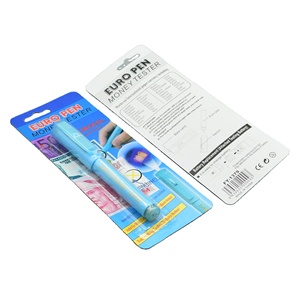 Bolígrafo Detector de Dinero con Logotipo Personalizado de Alta Calidad, Marcador para Detección de Múltiples Divisas, Tinta a Base de Agua No Tóxica 2 - Product Image 1