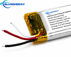 Batería de Polímero de Iones de Litio Blusenergy 3.7V 100mAh Blus461026 para Electrónica de Consumo - Product Image 2