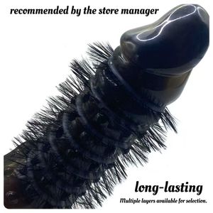 Anillo <span class=keywords><strong>de</strong></span> ojo <span class=keywords><strong>de</strong></span> cabra Nuevo Bloqueo <span class=keywords><strong>de</strong></span> esperma retardado masculino Duradero Spiked Wolfsbane Condón Productos sexuales para adultos al por mayor - Product Image 5