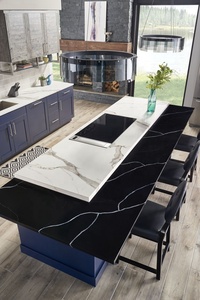 <span class=keywords><strong>Pierre</strong></span> artificielle BOTON STONE, dalle de quartz blanc Calacatta, plan de travail de cuisine, dalles de plan de travail, <span class=keywords><strong>pierre</strong></span> fine et légère - Product Image 3