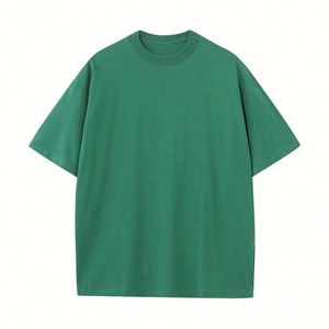 Unisex Blank Solid T-Shirt High Quality Custom Logo OEM Sample Silk Screen Printed Regular Fit Men's Cotton Eco-Friendly - Product Image 3