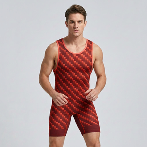 Combinaisons de lutte personnalisées à sublimation, séchage rapide, extensibles en spandex, respirantes, uniformes de lutte pour hommes et jeunes - Product Image 1