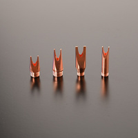 Pièces de rechange et consommables pour pistolet de soudage laser à fibre portatif QILIN, buse d'alimentation en cuivre simple ou double M12 de remplacement