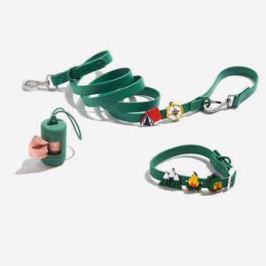 Premium grande colorido PVC mascota gato perro <span class=keywords><strong>Collar</strong></span> logotipo personalizado diseñador de lujo impermeable personalizado encantos nuevo sólido al por mayor - Product Image 4