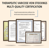 Manchon de compression graduée 20-30 mmHg pour bras, drainage lymphatique, soutien des membres supérieurs pour patients post-chirurgie mammaire, certifié CE