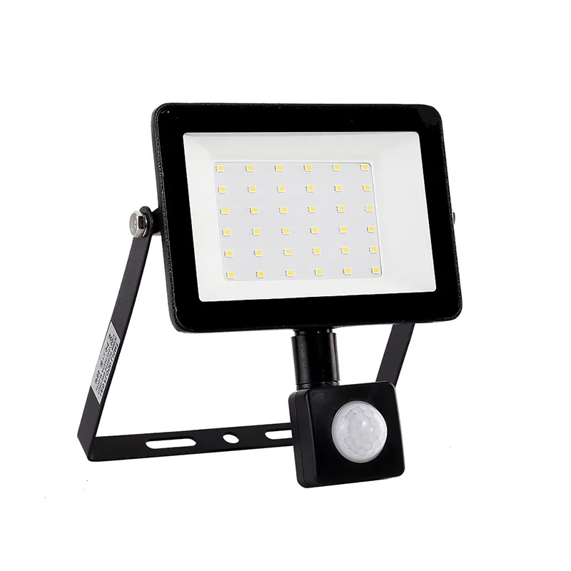 Factory Price 30W Flood Light PIR Garden Car Park LED Work Light IP67 Waterproof Wall Wash Motion Sensor Flood Light Outdoor