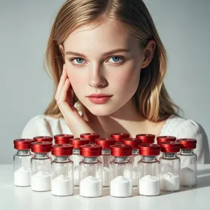 Peptide GHK-Cu 99%+ 50mg/100mg Poudre lyophilisée GHK-Cu CAS 89030-95-5 Peptide de cuivre GHK-Cu - Product Image 5