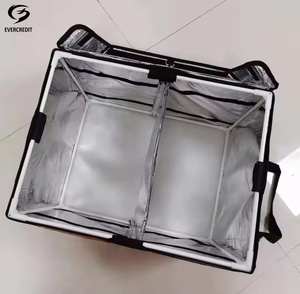 Bolsa Térmica para Entrega de Alimentos, Pizza, <span class=keywords><strong>Comida</strong></span> para Llevar, 600D OEM, Plegable, Mochila Térmica para Motocicleta con Compartimento - Product Image 4