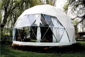 Dôme géodésique transparent de 6 m de diamètre, imperméable et insonorisé, pour hôtel, glamping, événements, camping de luxe - Product Image 3