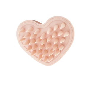 Escova de massagem para couro cabeludo, pente de silicone macio biodegradável para massagem, shampoo personalizado de formato exclusivo